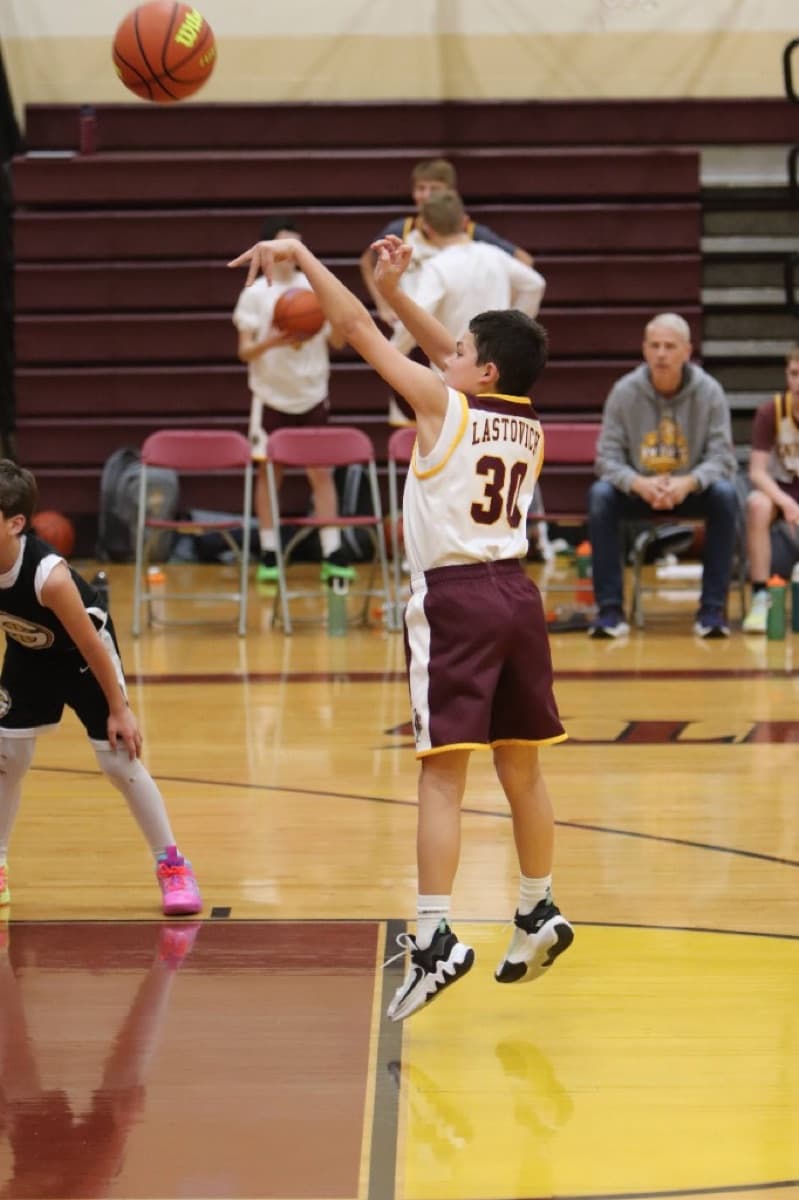 Player shooting during a game